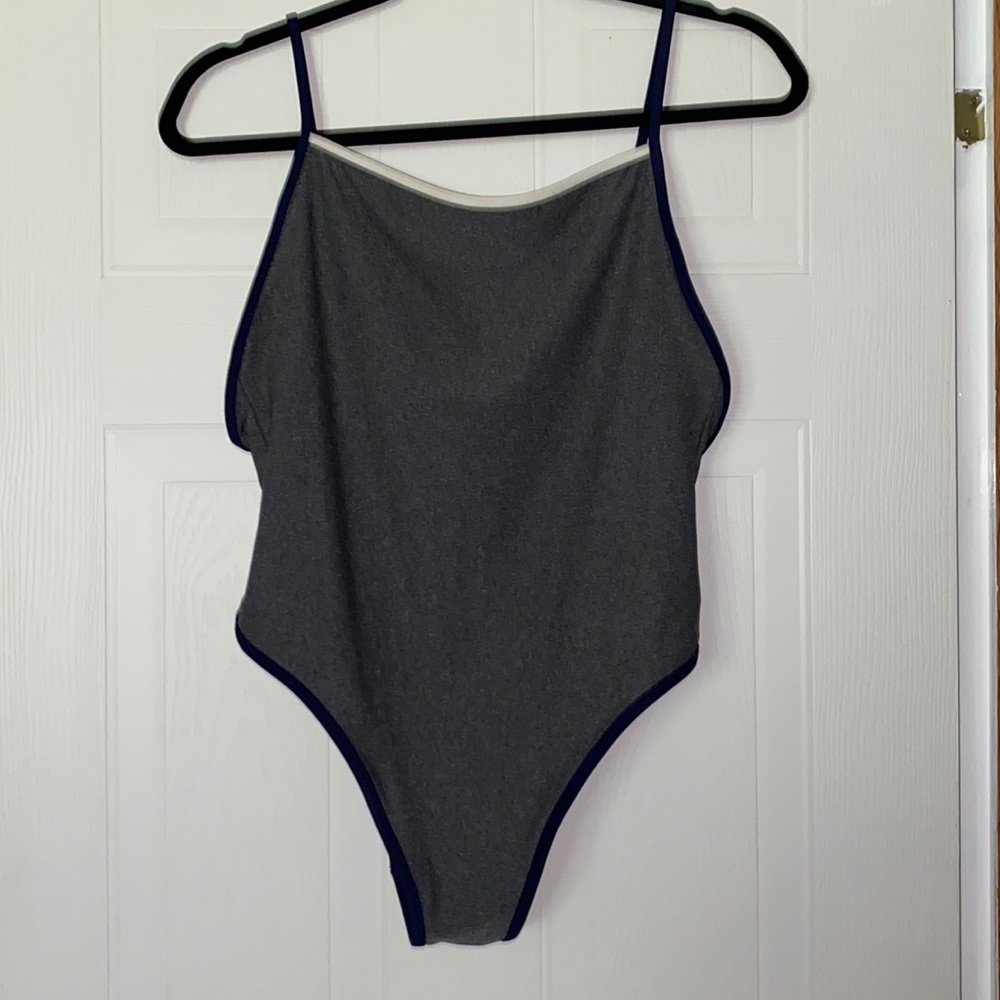 Aerie high wasted one piece